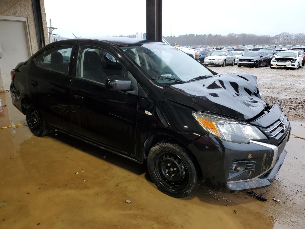 2022 Mitsubishi Mirage VIN ML32FUFJ4NHF06573 Copart auction photo, front end damage thumbnail 4