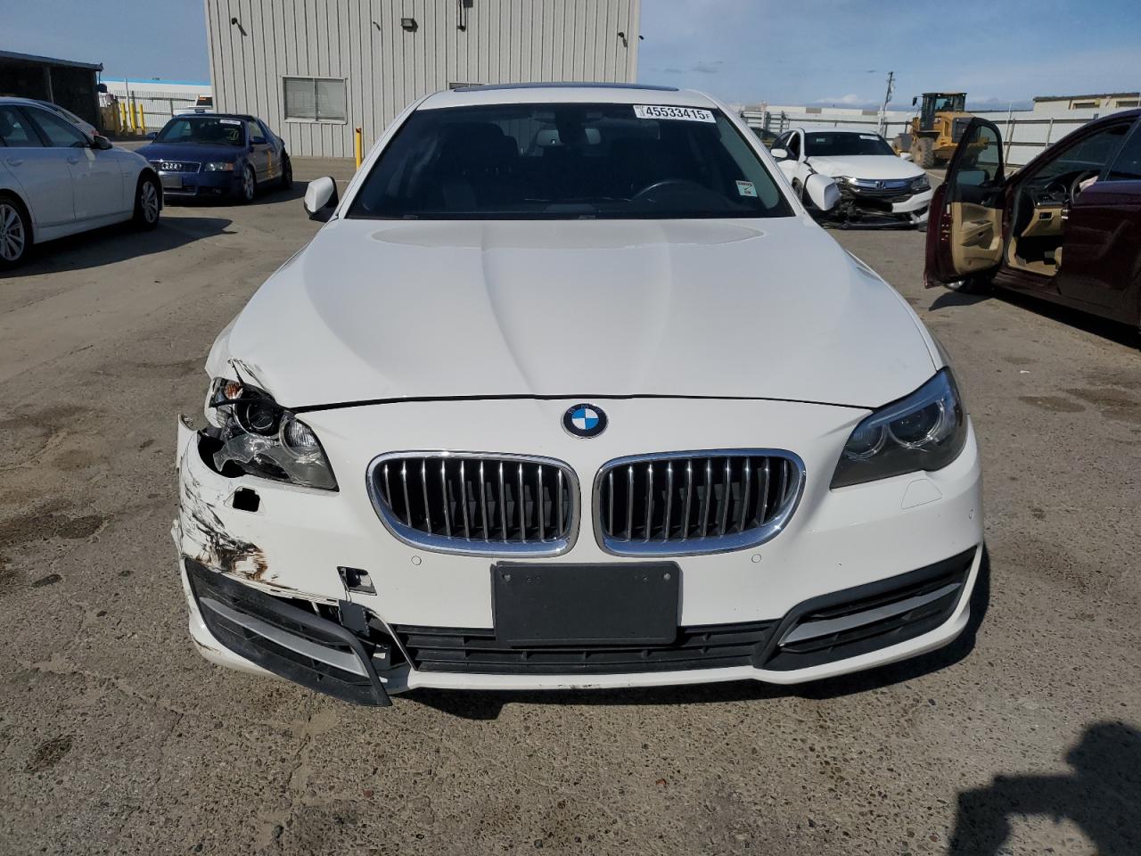 2014 BMW 5er VIN WBA5A5C59ED509105 Copart auction photo, front end damage thumbnail 5