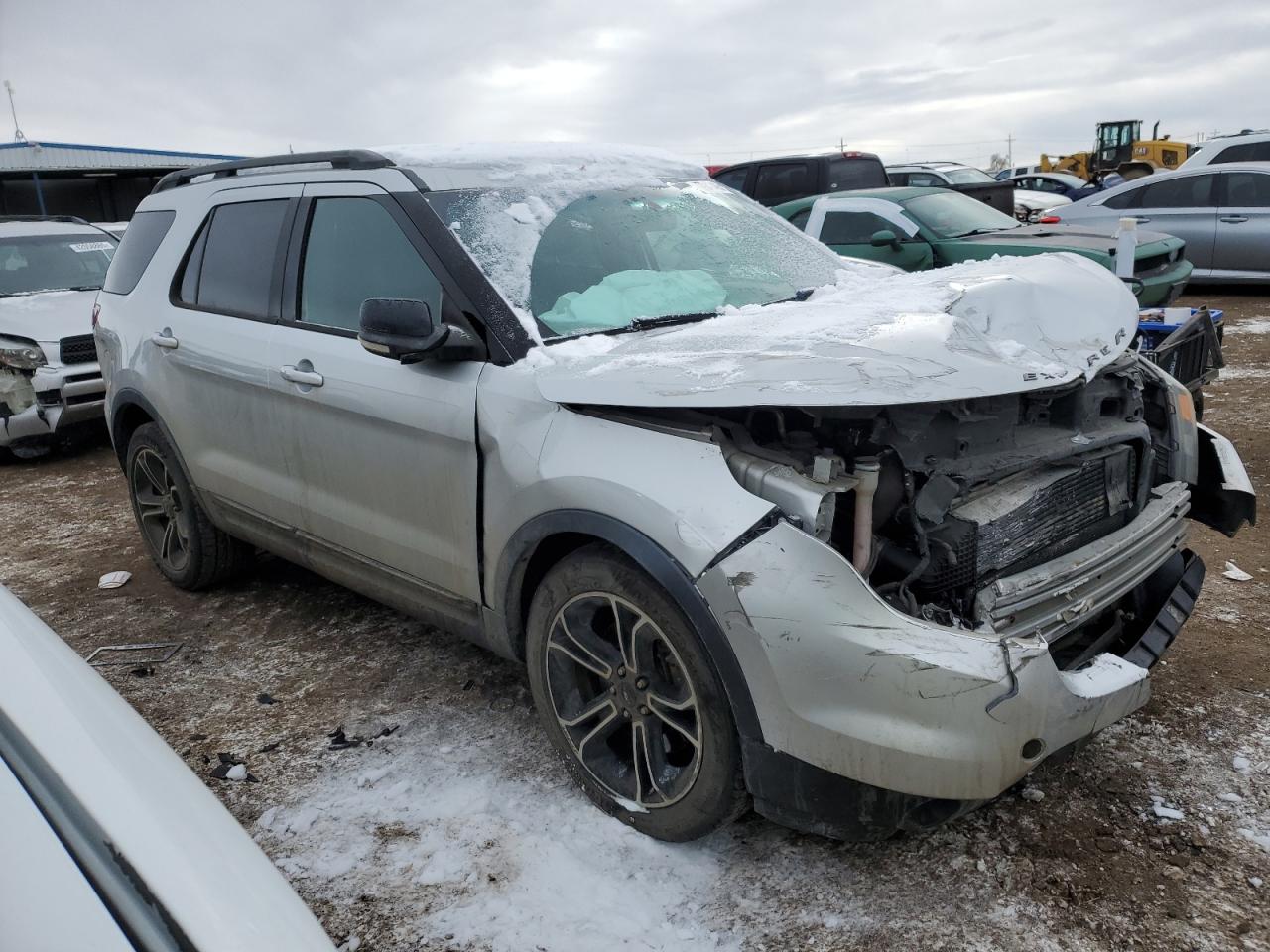 2015 Ford Explorer VIN 1FM5K8GT9FGA88072 Copart auction photo, front end damage thumbnail 4