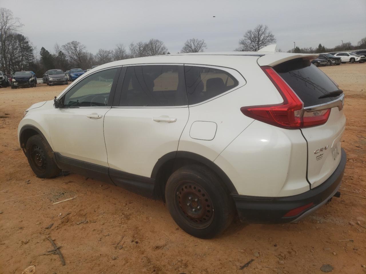 2018 Honda CR-V VIN 2HKRW1H51JH509577 Copart auction photo, side / front end damage thumbnail 2