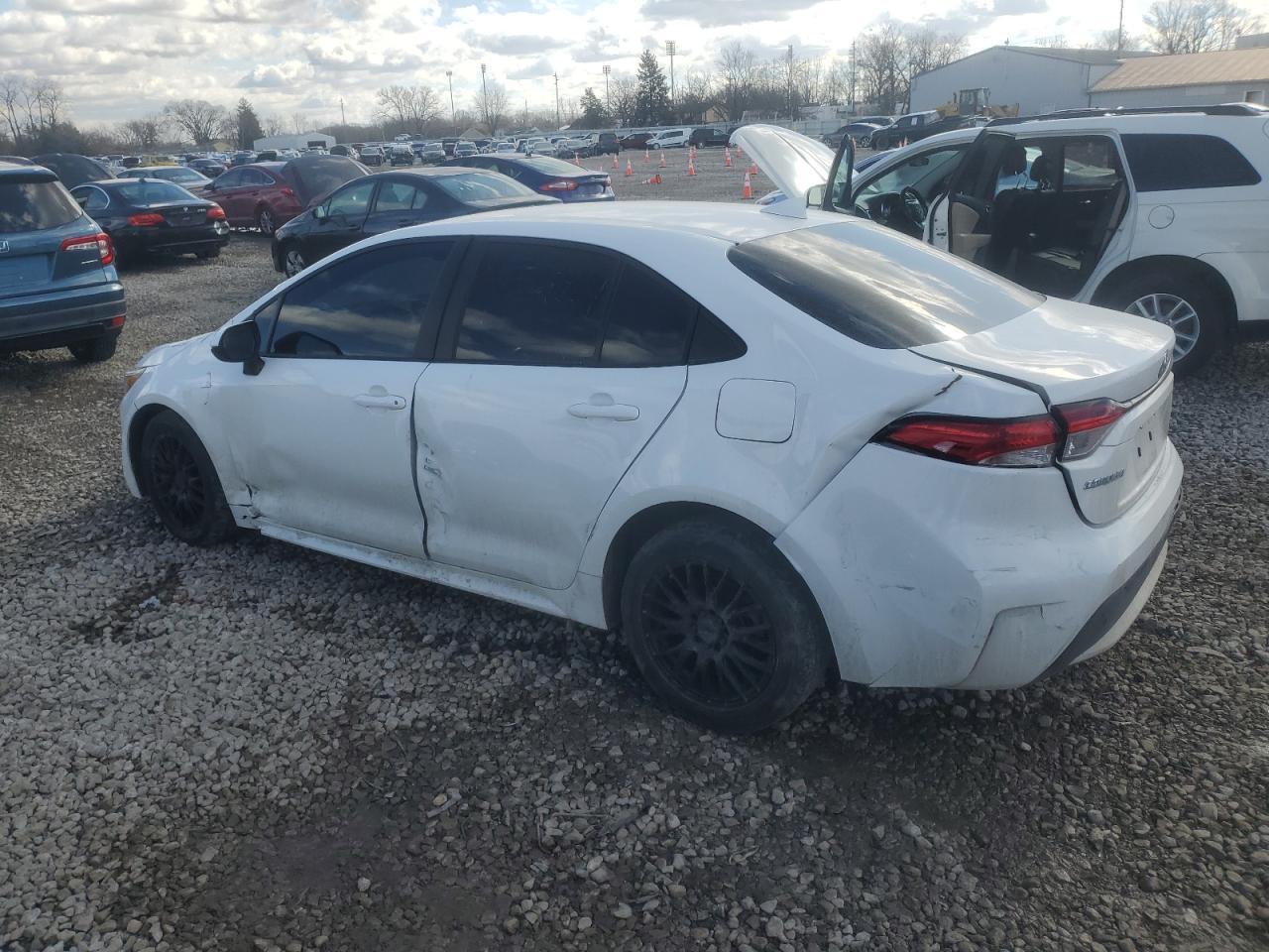 2021 Toyota Corolla VIN 5YFEPMAE9MP218209 Copart auction photo, all over damage thumbnail 2