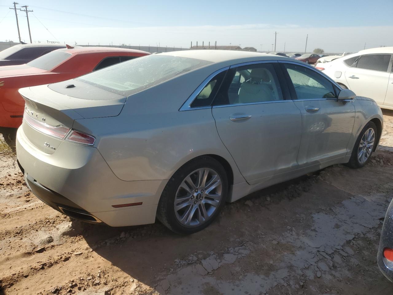 2014 Lincoln MKZ VIN 3LN6L2G97ER818443 Copart auction photo, water/flood damage thumbnail 3