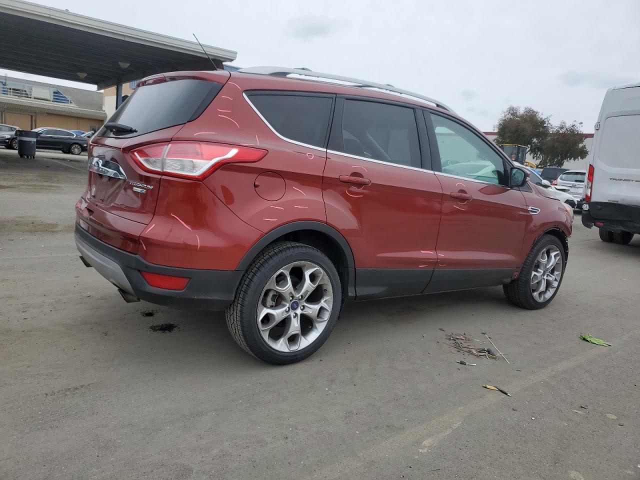 2015 Ford Escape VIN 1FMCU9J97FUB07689 Copart auction photo, front end damage thumbnail 3