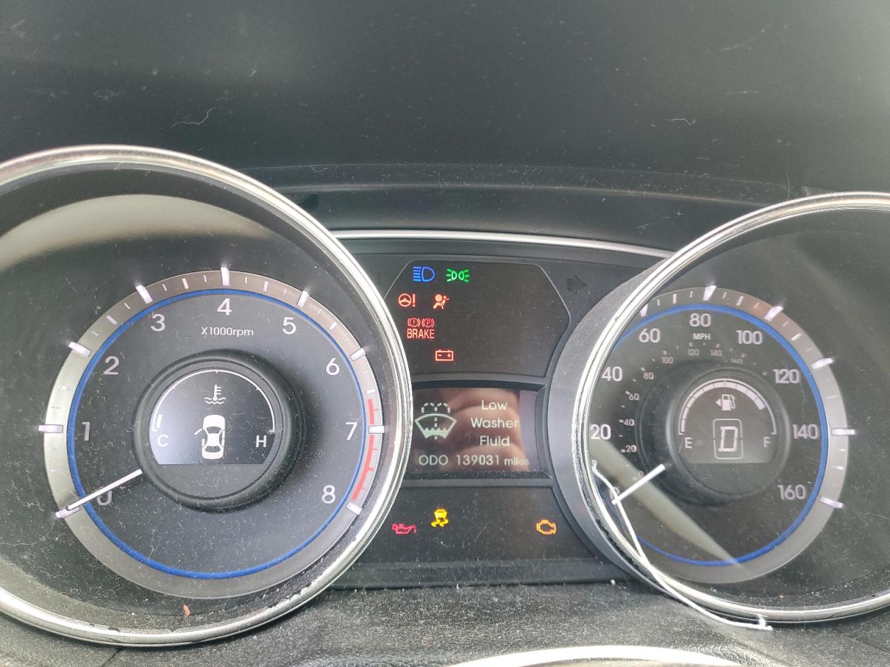 2014 Hyundai Sonata VIN 5NPEB4AC1EH828276 Copart auction photo, front end / rear end damage thumbnail 9