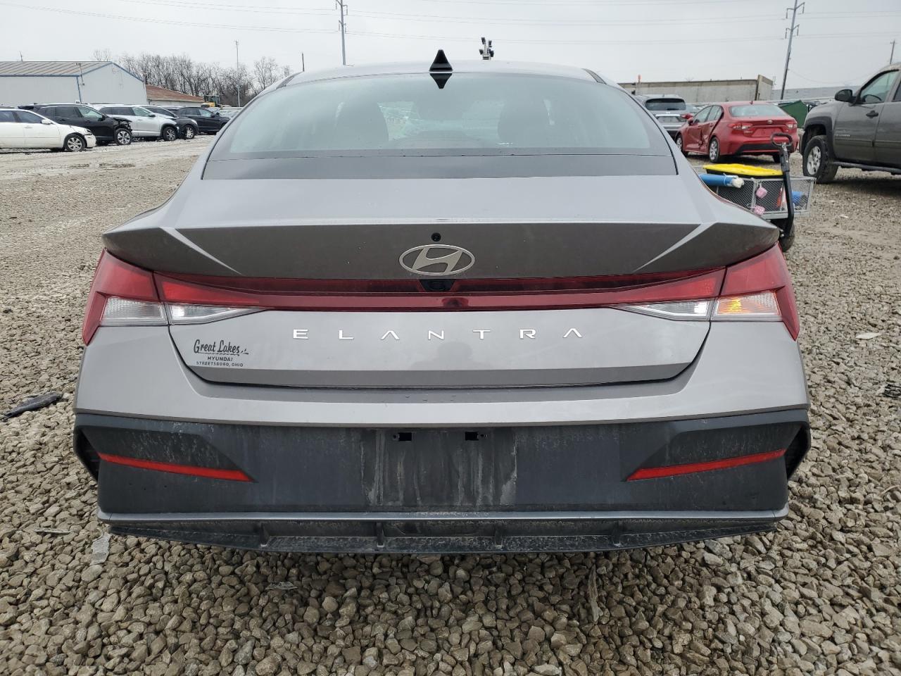 2024 Hyundai Elantra VIN KMHLM4DG9RU688548 Copart auction photo, front end damage thumbnail 6
