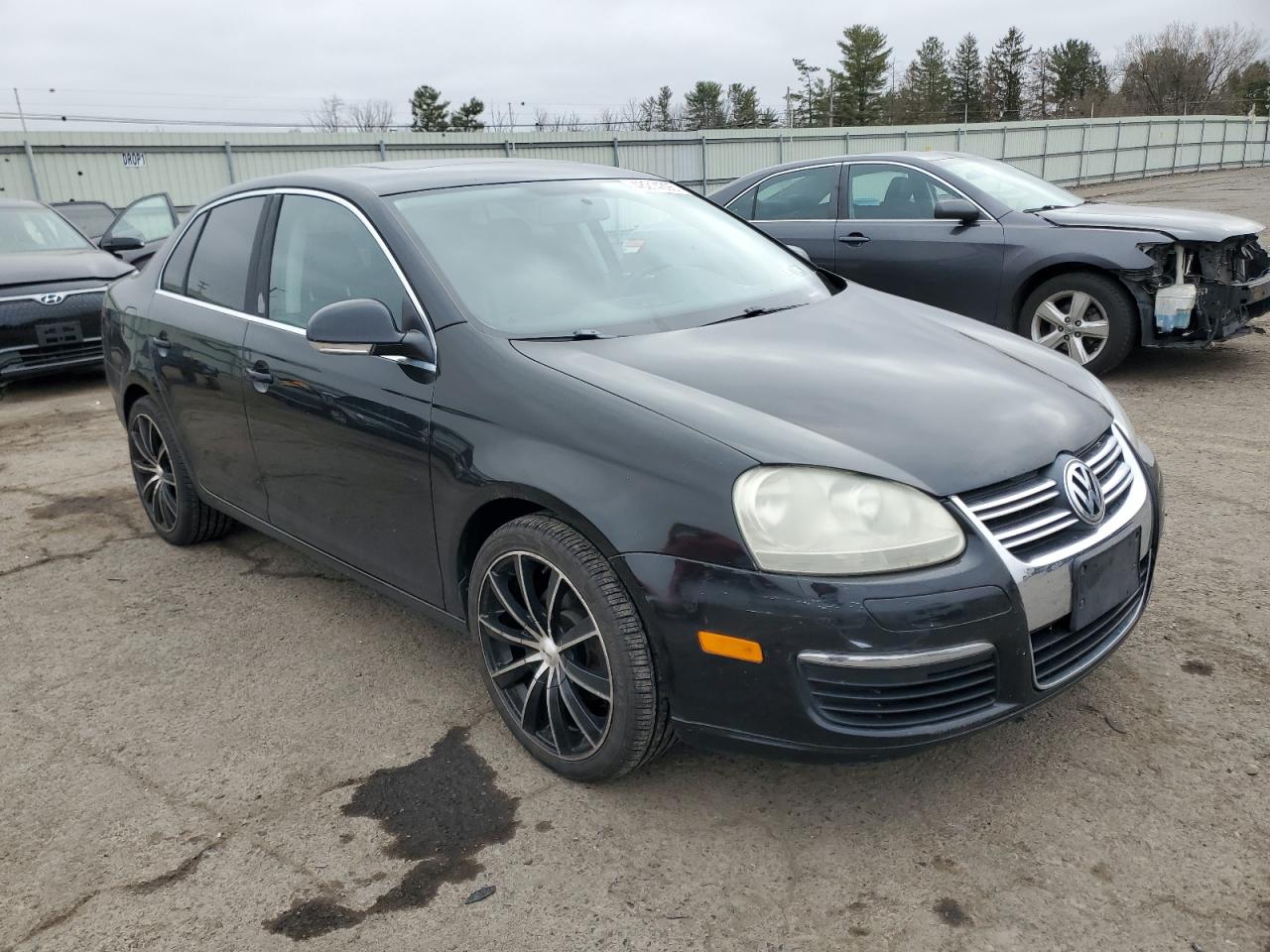 2009 Volkswagen Jetta VIN 3VWRZ71KX9M018602 Copart auction photo, side damage thumbnail 4