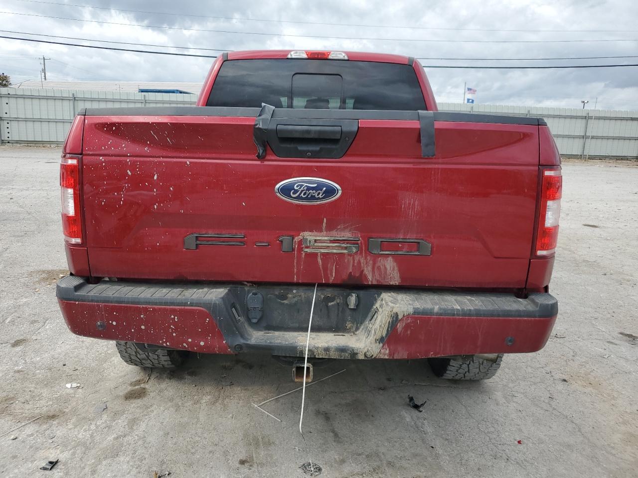 2019 Ford F-150 VIN 1FTEW1E56KFD30398 Copart auction photo, front end / side damage thumbnail 6
