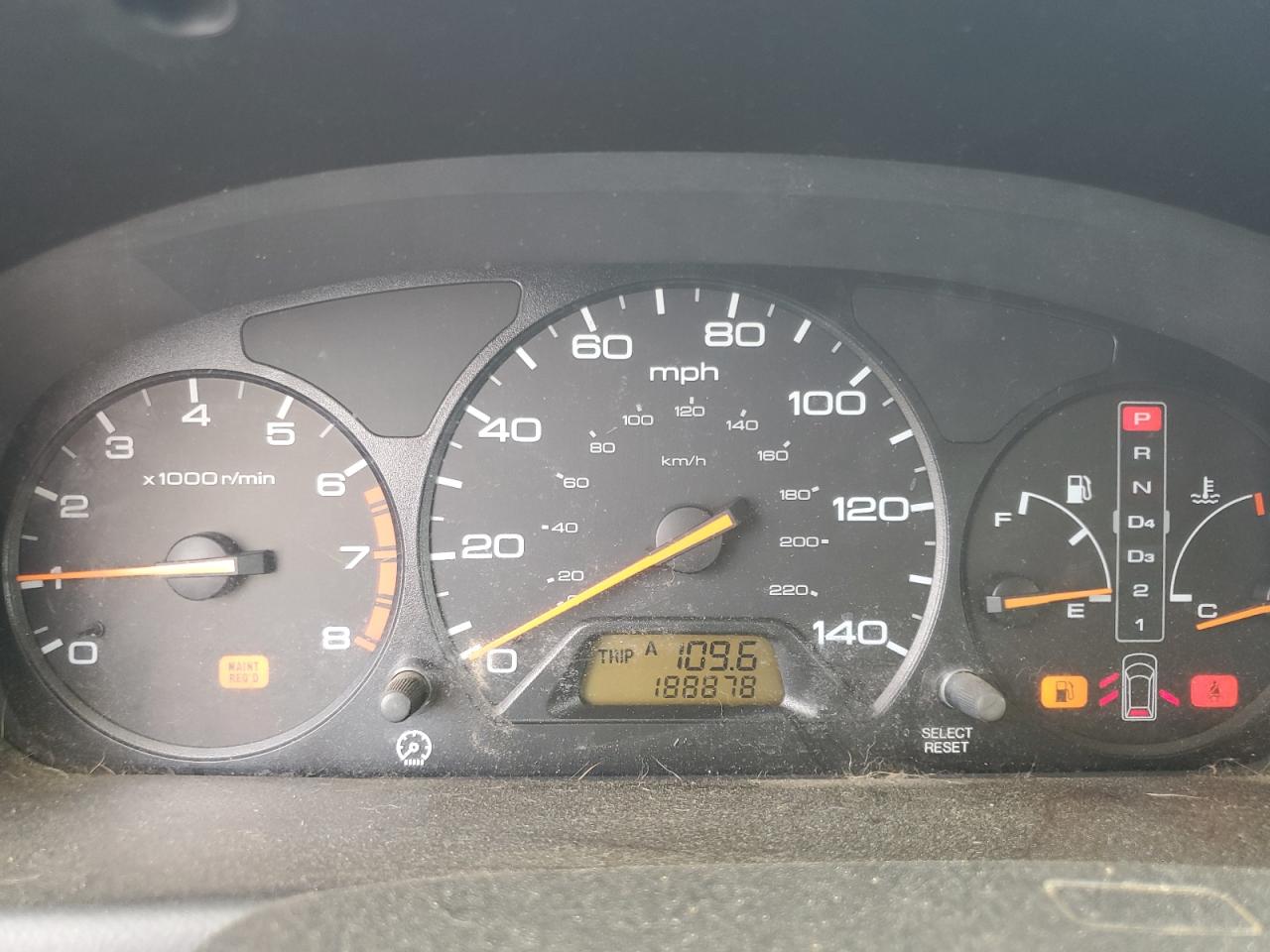 2001 Honda Odyssey VIN 2HKRL18541H573508 Copart auction photo, front end / all over damage thumbnail 9