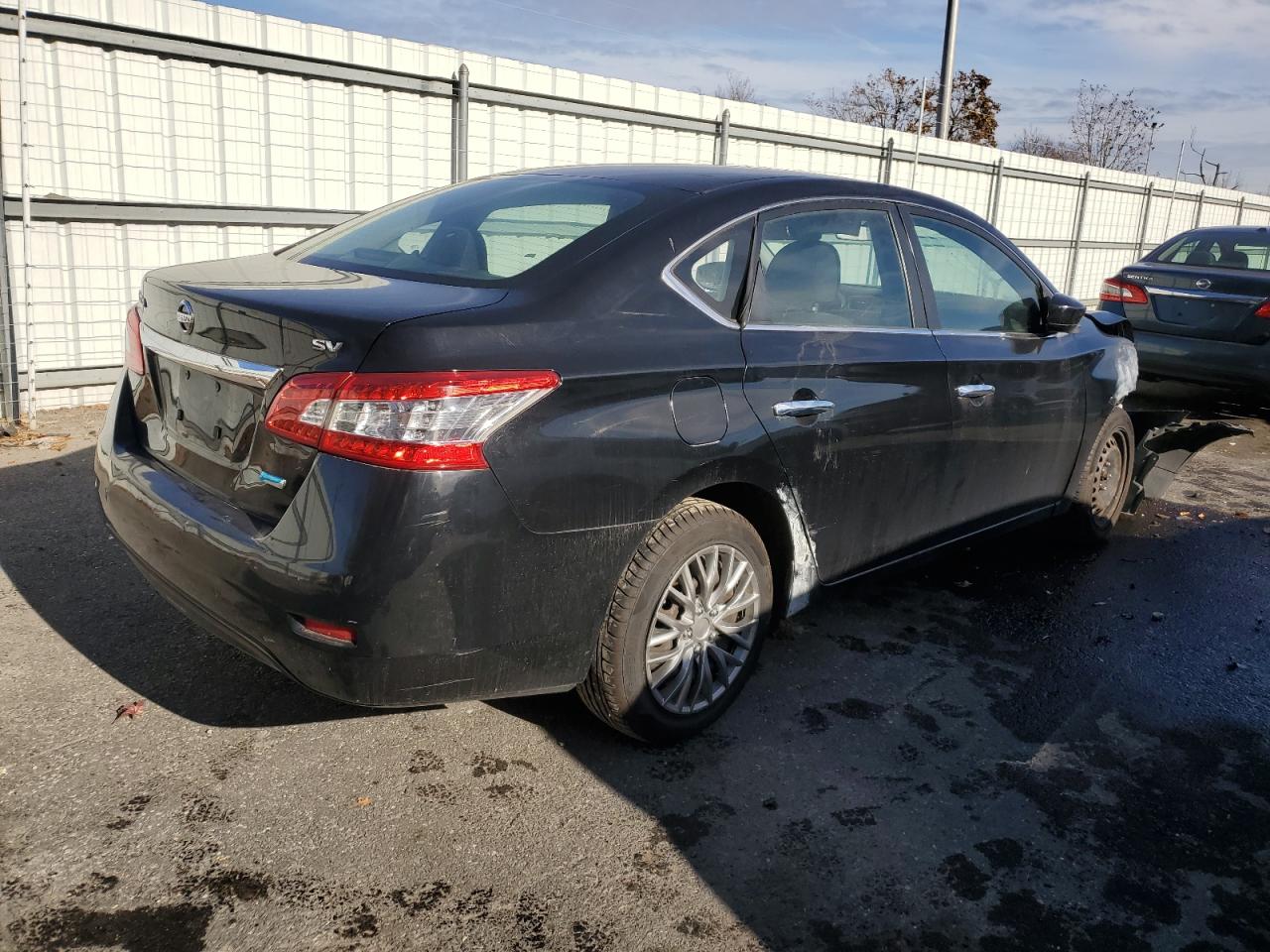 2013 Nissan Sentra VIN 1N4AB7APXDN909686 Copart auction photo, front end damage thumbnail 3