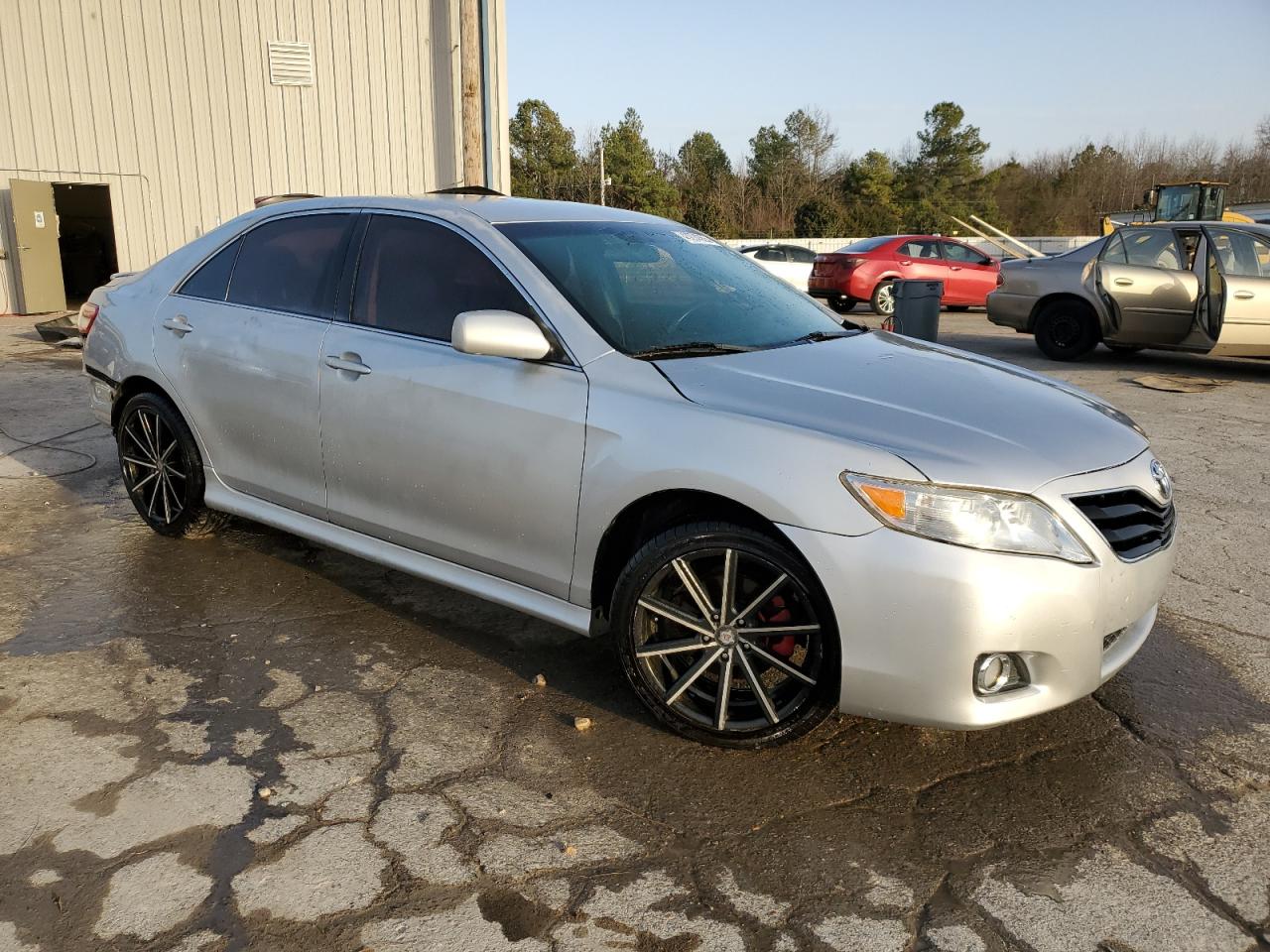 2011 Toyota Camry VIN 4T1BF3EK8BU610982 Copart auction photo, side / rear end damage thumbnail 4