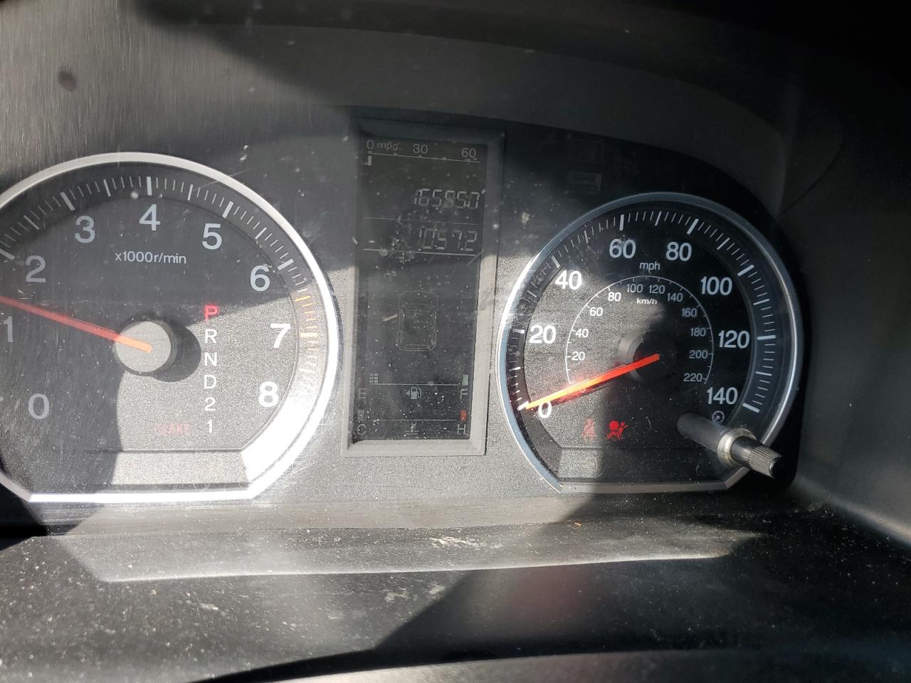 2007 Honda CR-V VIN JHLRE48797C067841 Copart auction photo, front end damage thumbnail 9