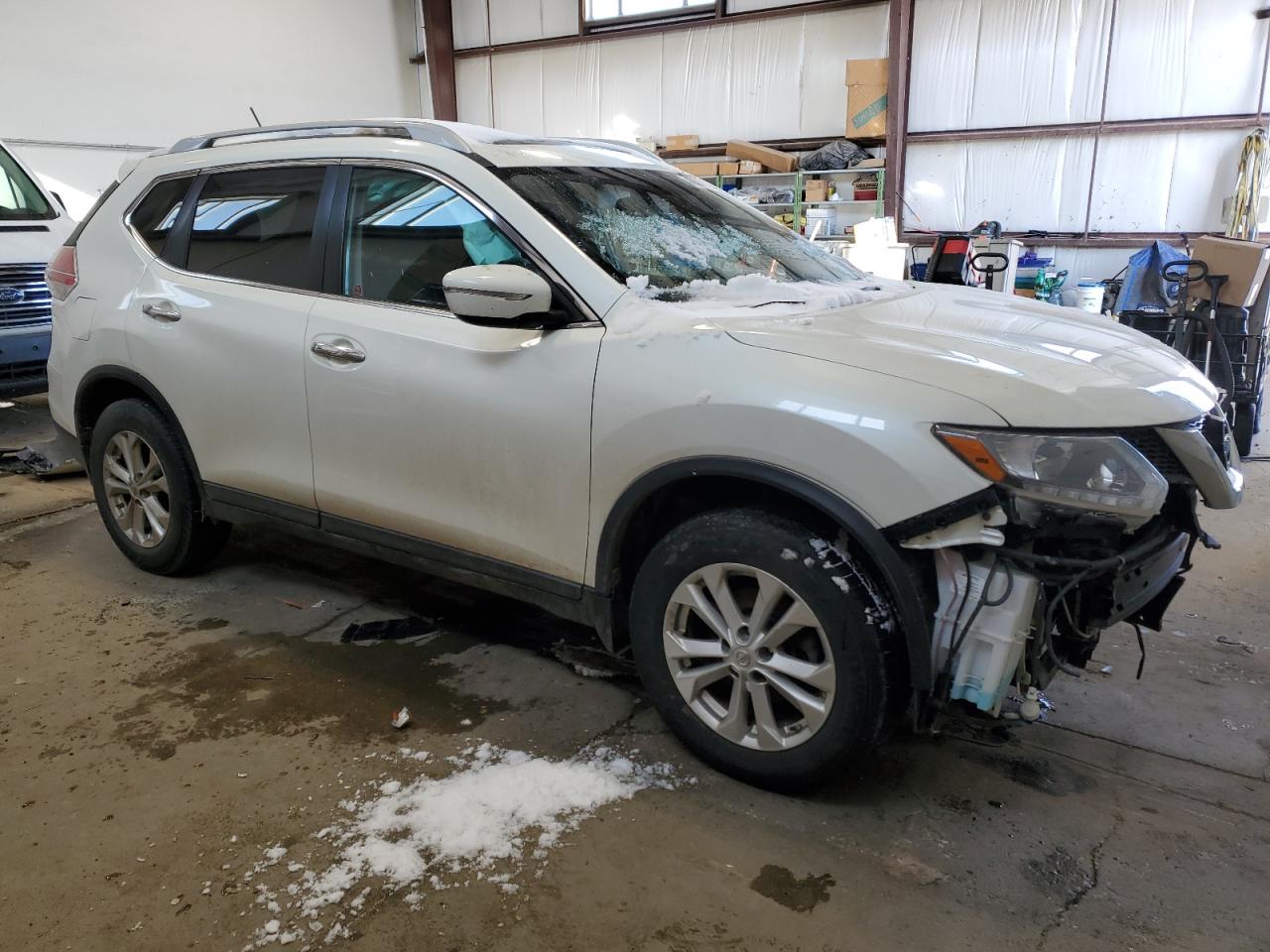 2015 Nissan Rogue VIN 5N1AT2MV1FC841888 Copart auction photo, front end / side damage thumbnail 4