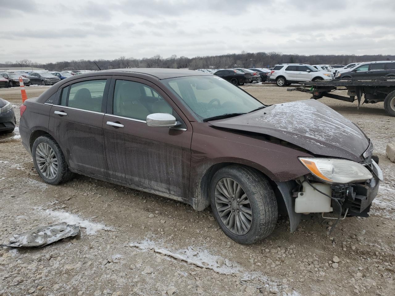2012 Chrysler 200 VIN 1C3CCBCB1CN175365 Copart auction photo, front end damage thumbnail 4