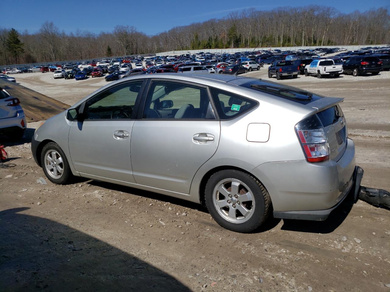 2005 Toyota Prius VIN JTDKB20U153042135 Copart auction photo, side / undercarriage damage thumbnail 2