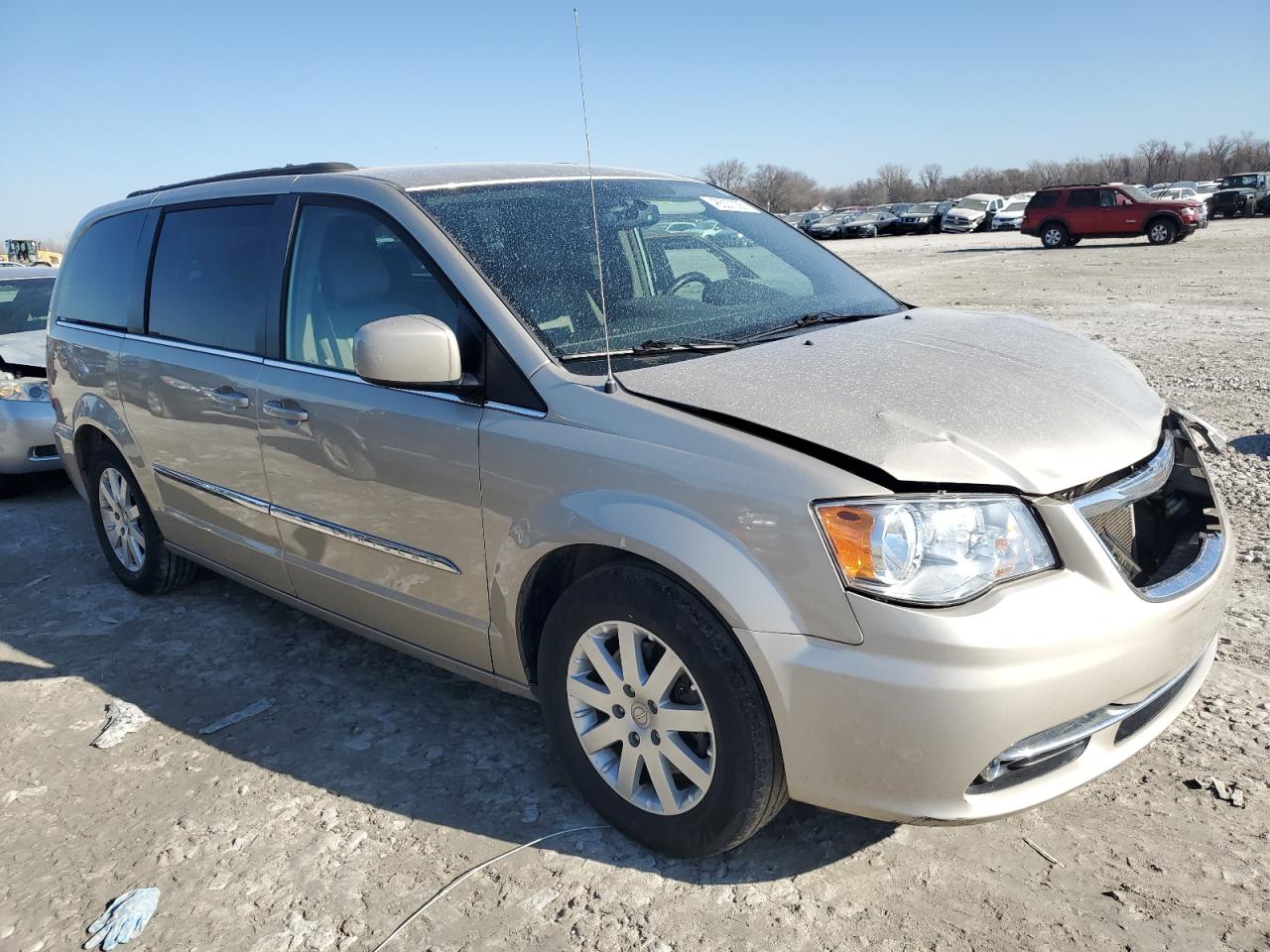 2015 Chrysler Town & Country VIN 2C4RC1BG6FR706645 Copart auction photo, front end damage thumbnail 4