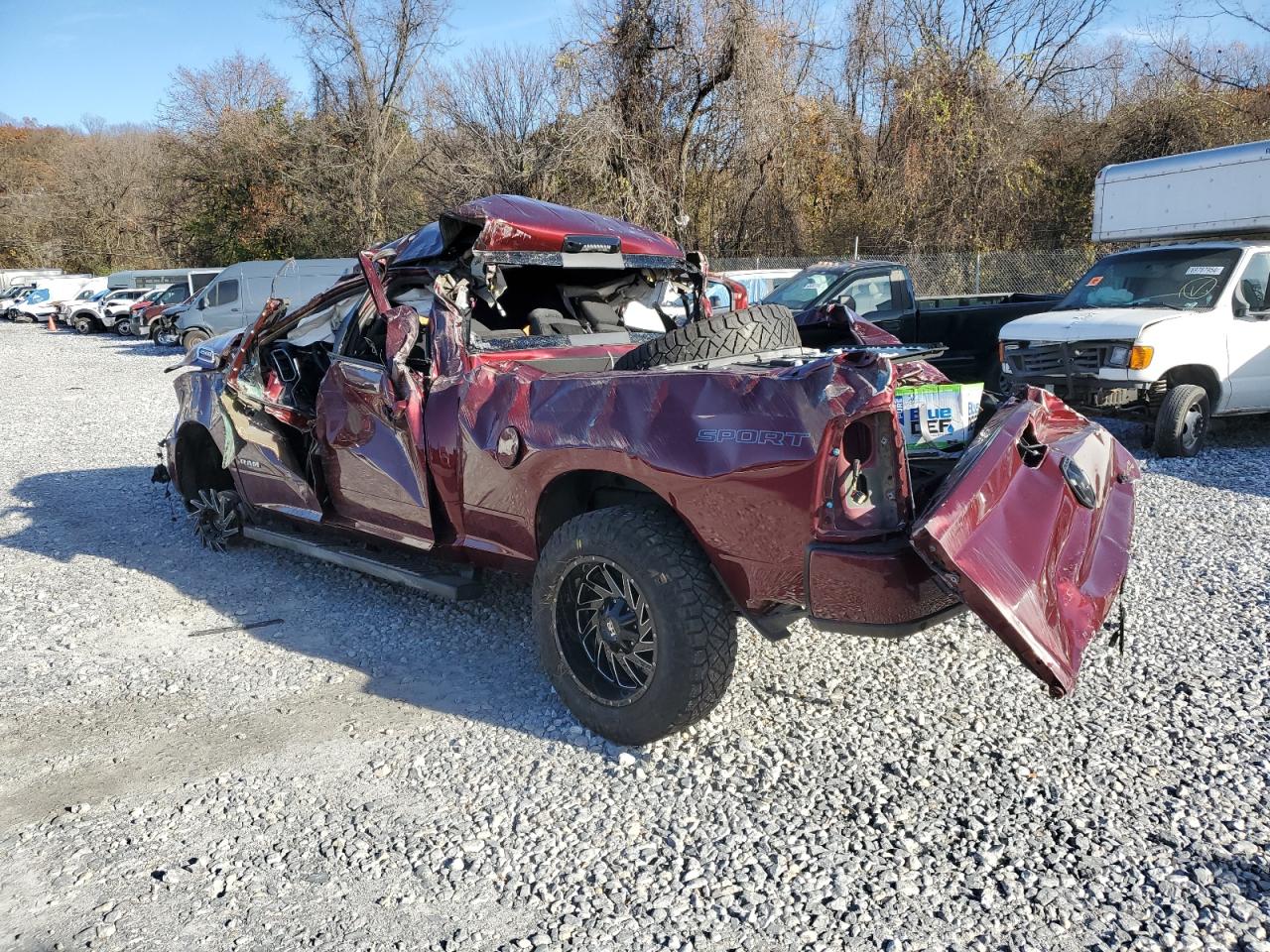 2022 RAM 2500 VIN 3C6UR5DL3NG169271 Copart auction photo, all over damage thumbnail 2