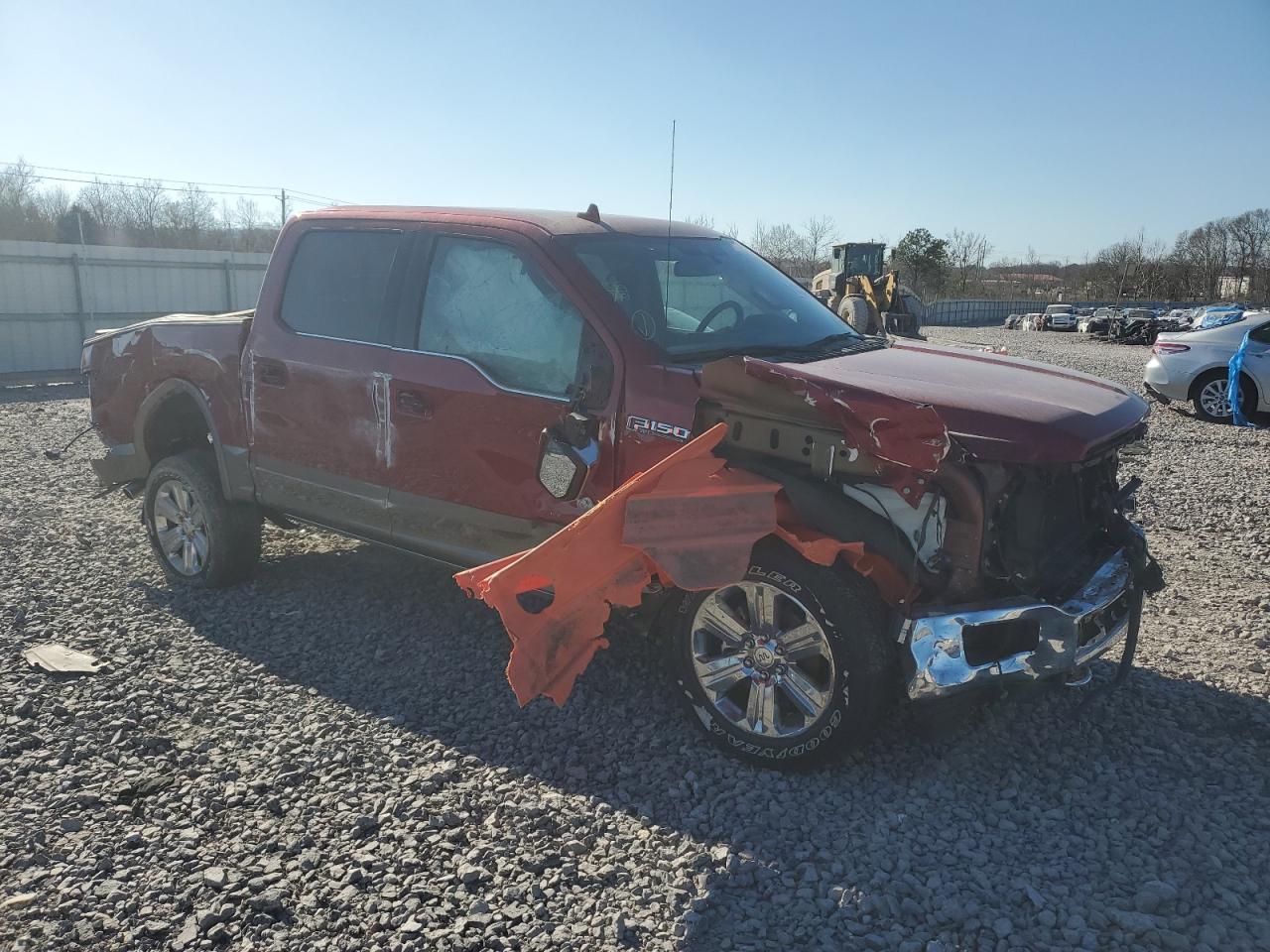 2018 Ford F-150 VIN 1FTEW1EG1JFA64840 Copart auction photo, all over damage thumbnail 4