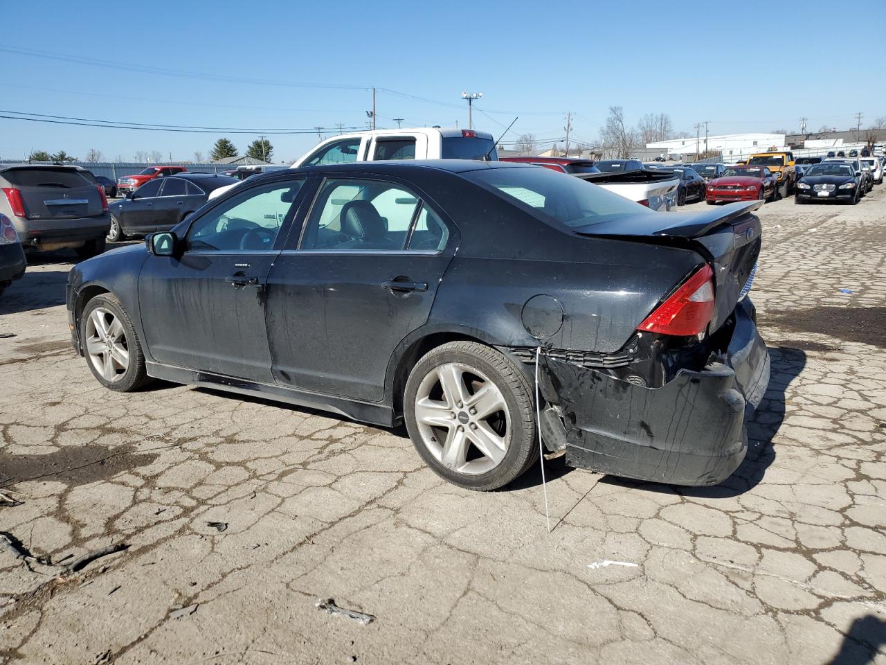 2012 Ford Fusion VIN 3FAHP0KC1CR191654 Copart auction photo, rear end / front end damage thumbnail 2