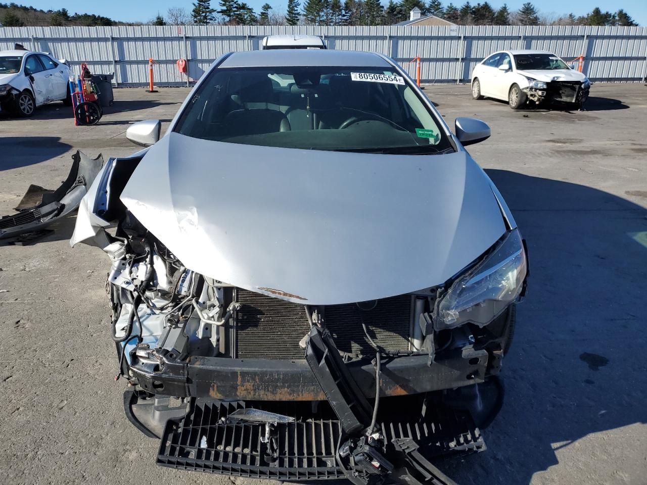 2017 Toyota Corolla VIN 2T1BURHEXHC894110 Copart auction photo, front end damage thumbnail 5