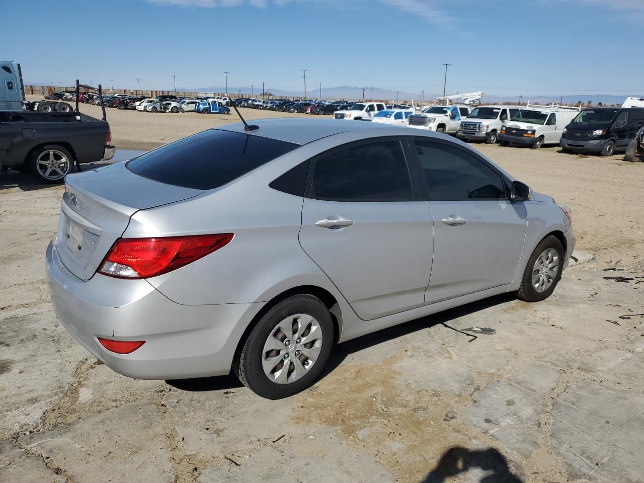 2016 Hyundai Accent VIN KMHCT4AE8GU061195 Copart auction photo, front end damage thumbnail 3