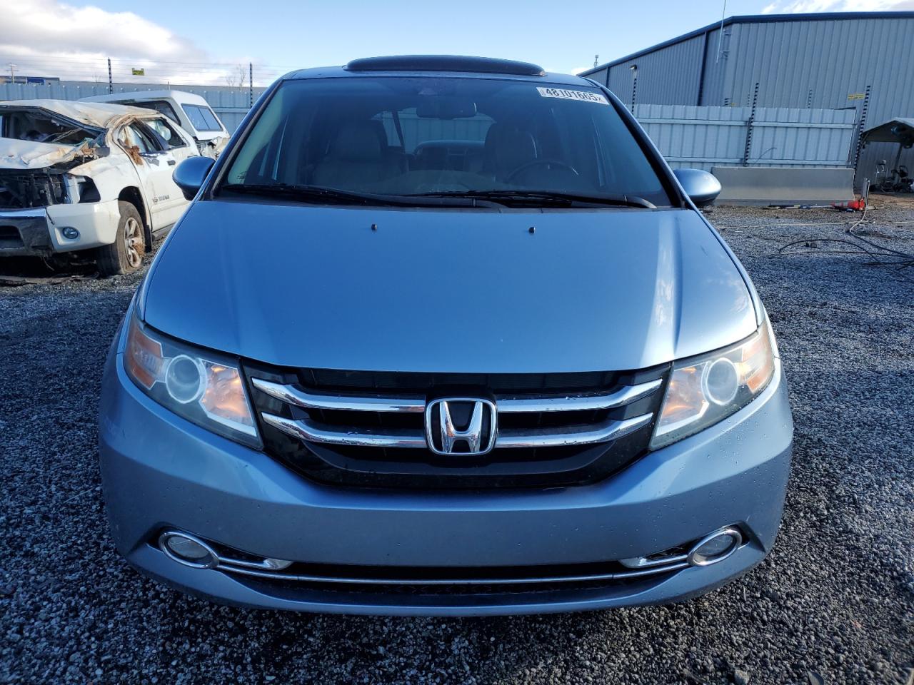 2014 Honda Odyssey VIN 5FNRL5H65EB085026 Copart auction photo, rear end damage thumbnail 5