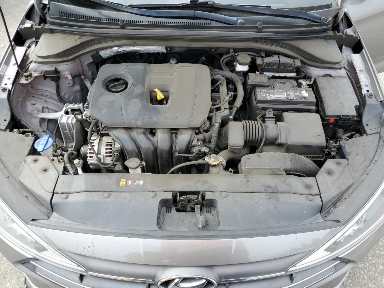 2020 Hyundai Elantra VIN KMHD74LFXLU899575 Copart auction photo, rear end damage thumbnail 12
