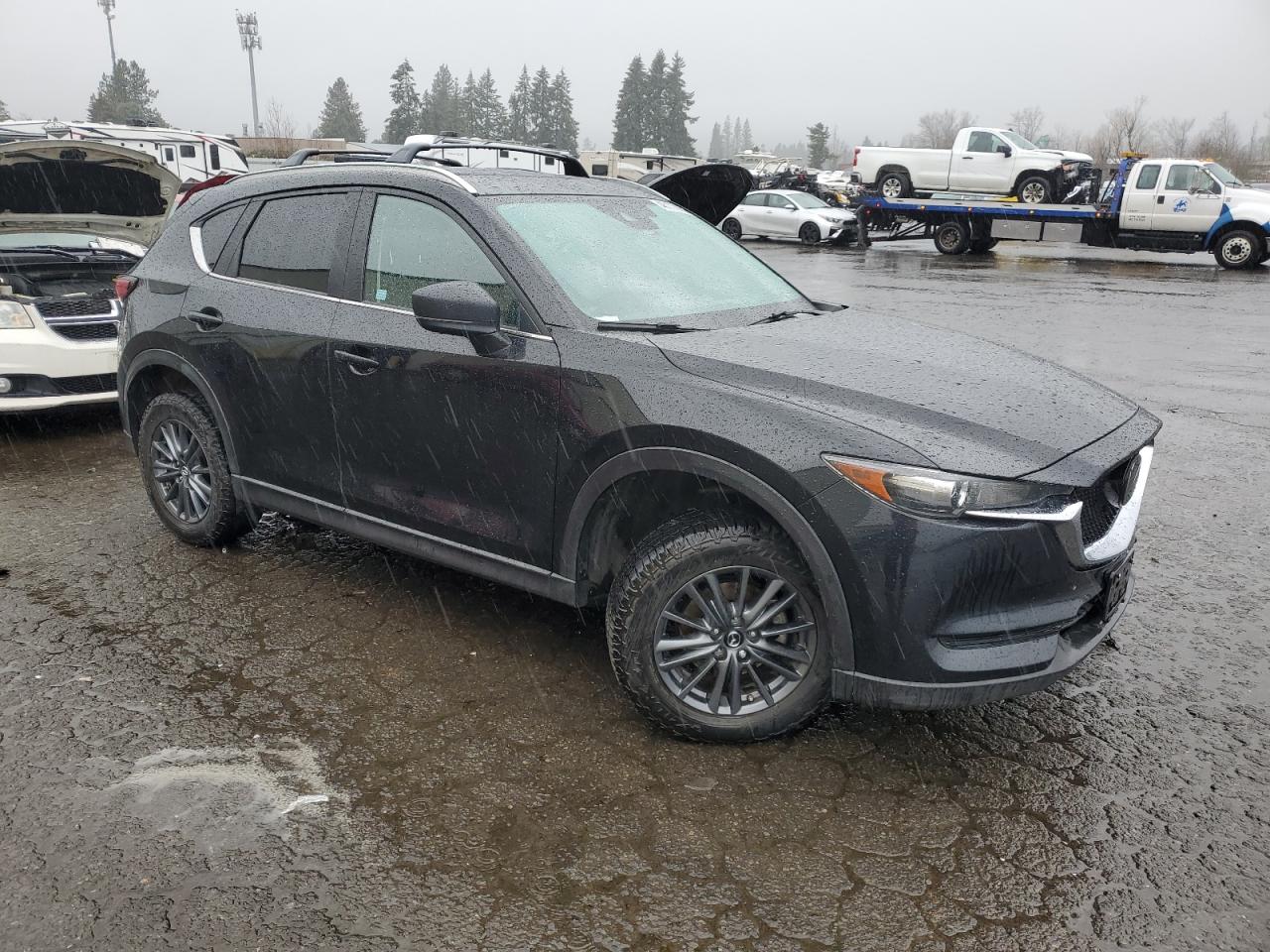 2021 Mazda CX-5 VIN JM3KFBCM4M0405308 Copart auction photo, undercarriage damage thumbnail 4