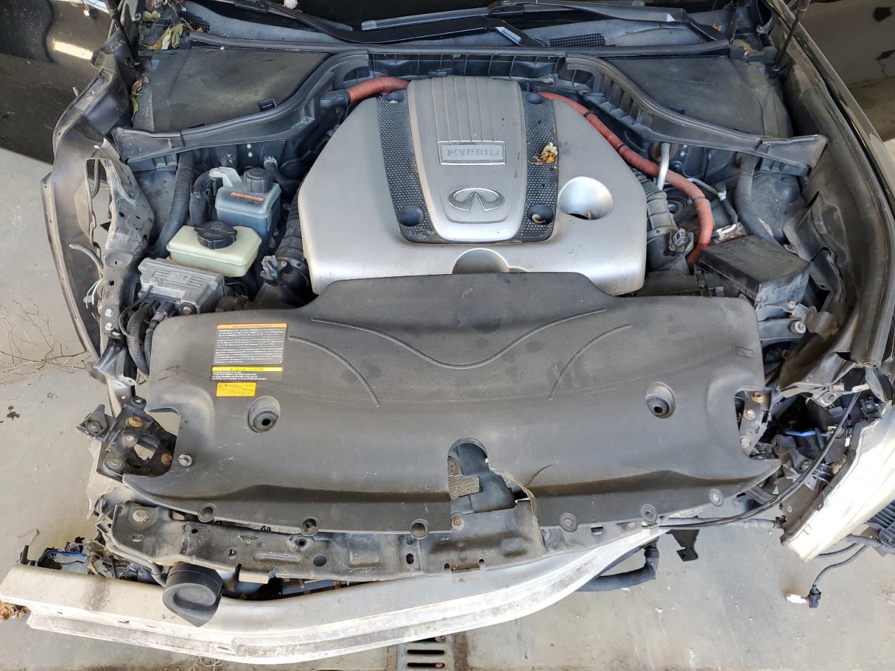 2012 Infiniti M VIN JN1EY1AP2CM910040 Copart auction photo, front end / undercarriage damage thumbnail 12