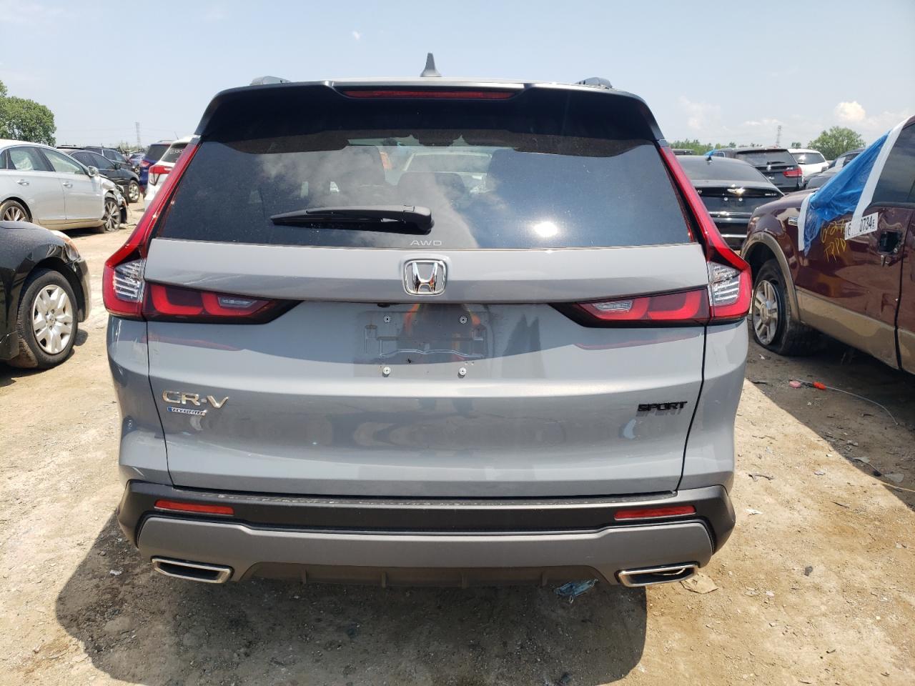 2024 Honda CR-V VIN 7FARS6H55RE028464 Copart auction photo, front end / side damage thumbnail 6