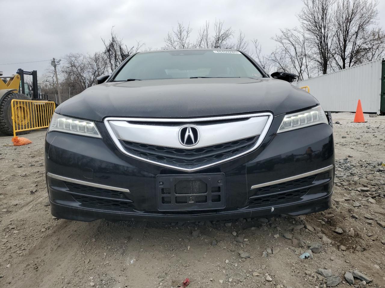 2017 Acura TLX VIN 19UUB1F50HA000933 Copart auction photo, front end / side damage thumbnail 5