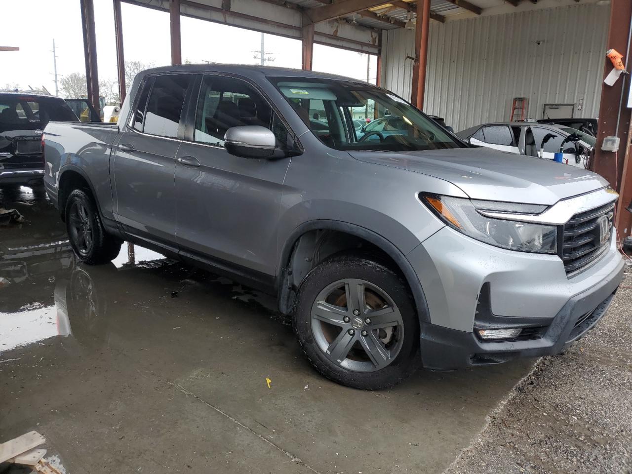 2023 Honda Ridgeline VIN 5FPYK3F51PB002327 Copart auction photo, side damage thumbnail 4