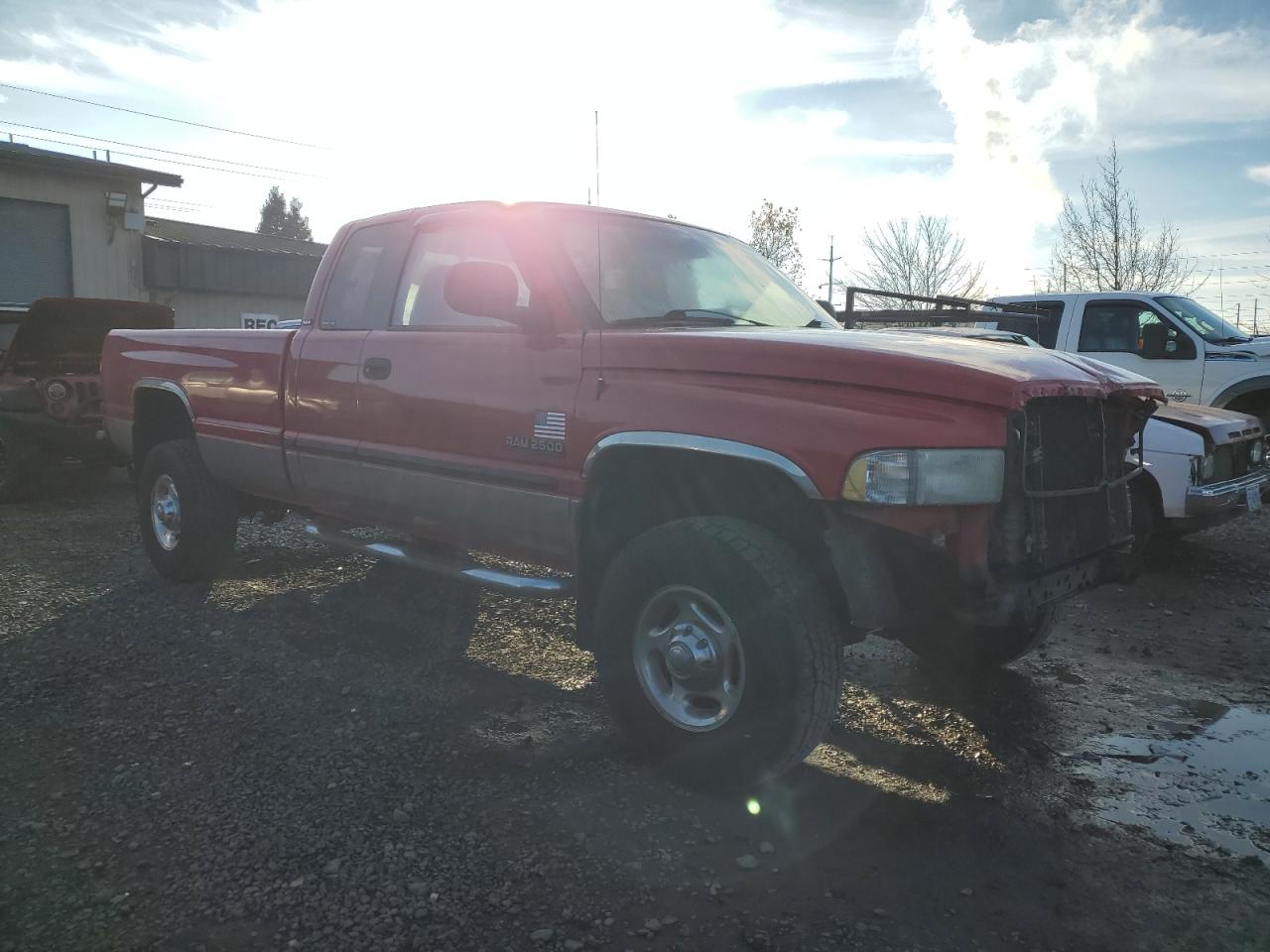 2001 Dodge RAM VIN 3B7KF23661G205998 Copart auction photo, front end damage thumbnail 4