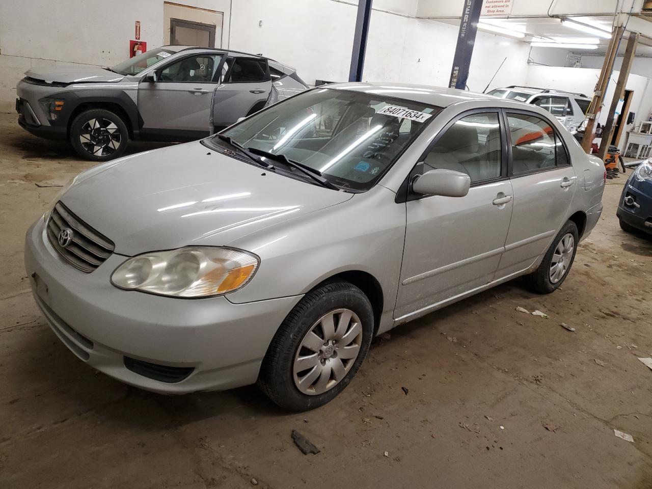 2003 Toyota Corolla VIN 2T1BR38E53C115056