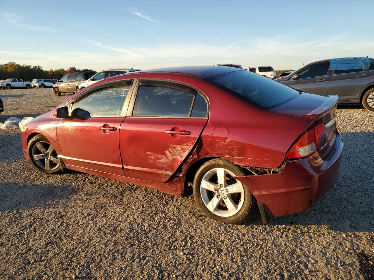 2010 Honda Civic VIN 2HGFA1F62AH524080 Copart auction photo, side damage thumbnail 2