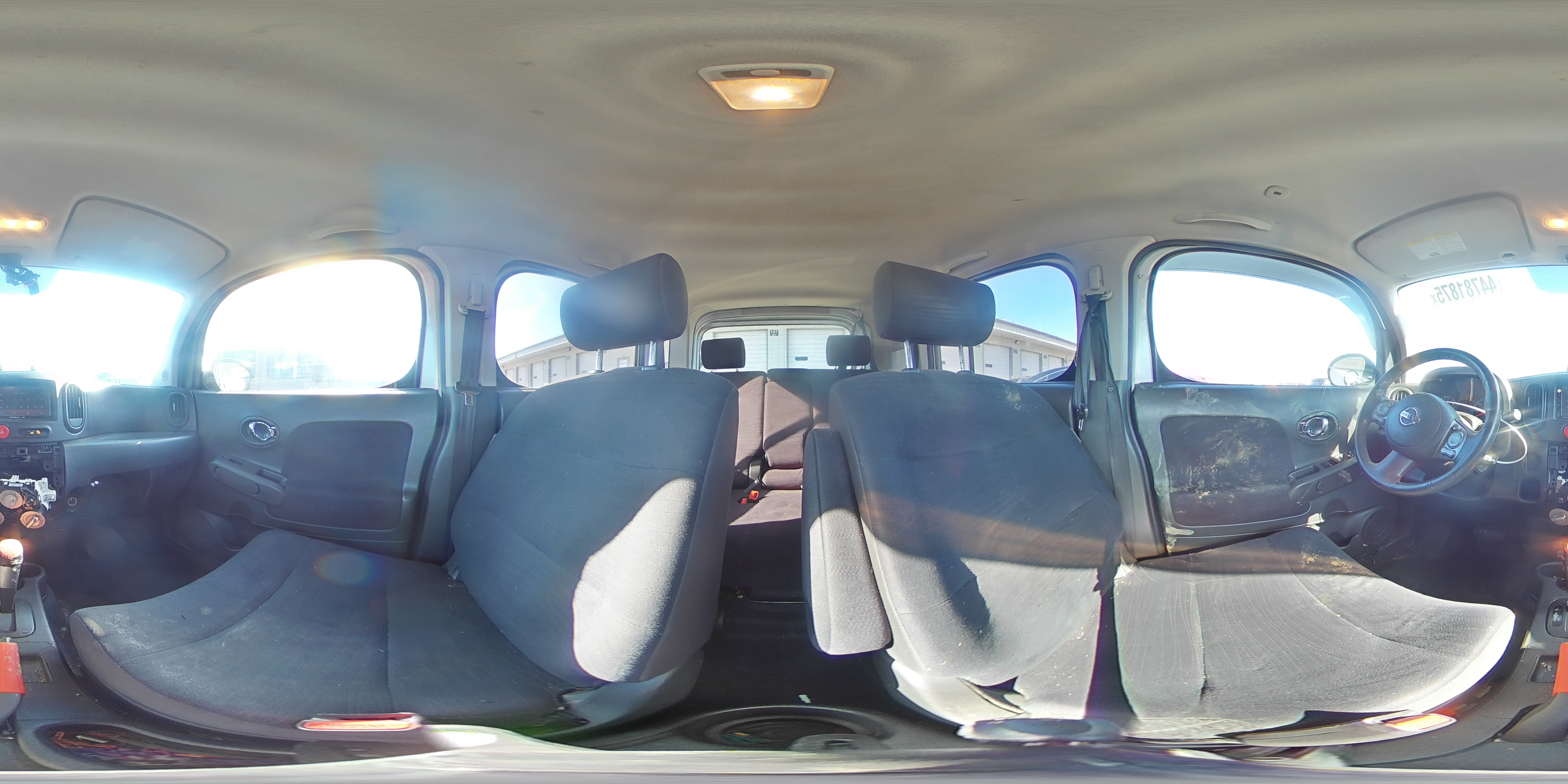 2010 Nissan Cube VIN JN8AZ2KR2AT168454 Copart auction photo, front end / rear end damage thumbnail 13