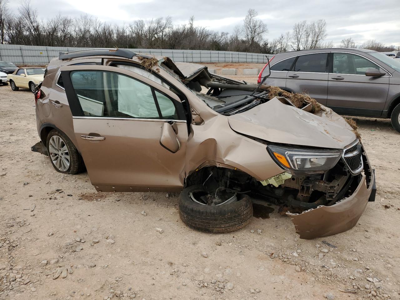 2018 Buick Encore VIN KL4CJESB1JB568859 Copart auction photo, all over damage thumbnail 4