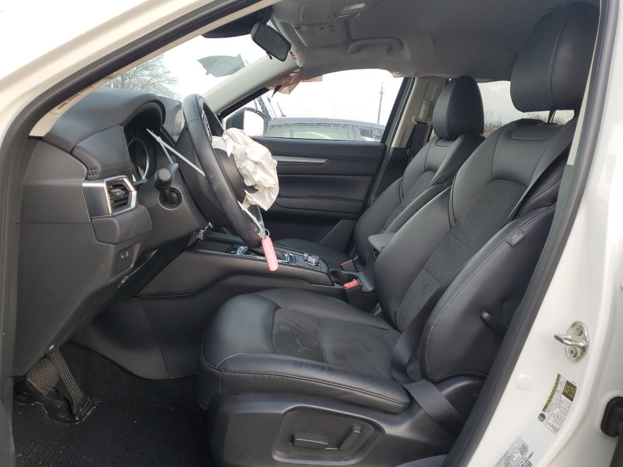 2022 Mazda CX-5 VIN JM3KFBBMXN0640587 Copart auction photo, undercarriage / front end damage thumbnail 7