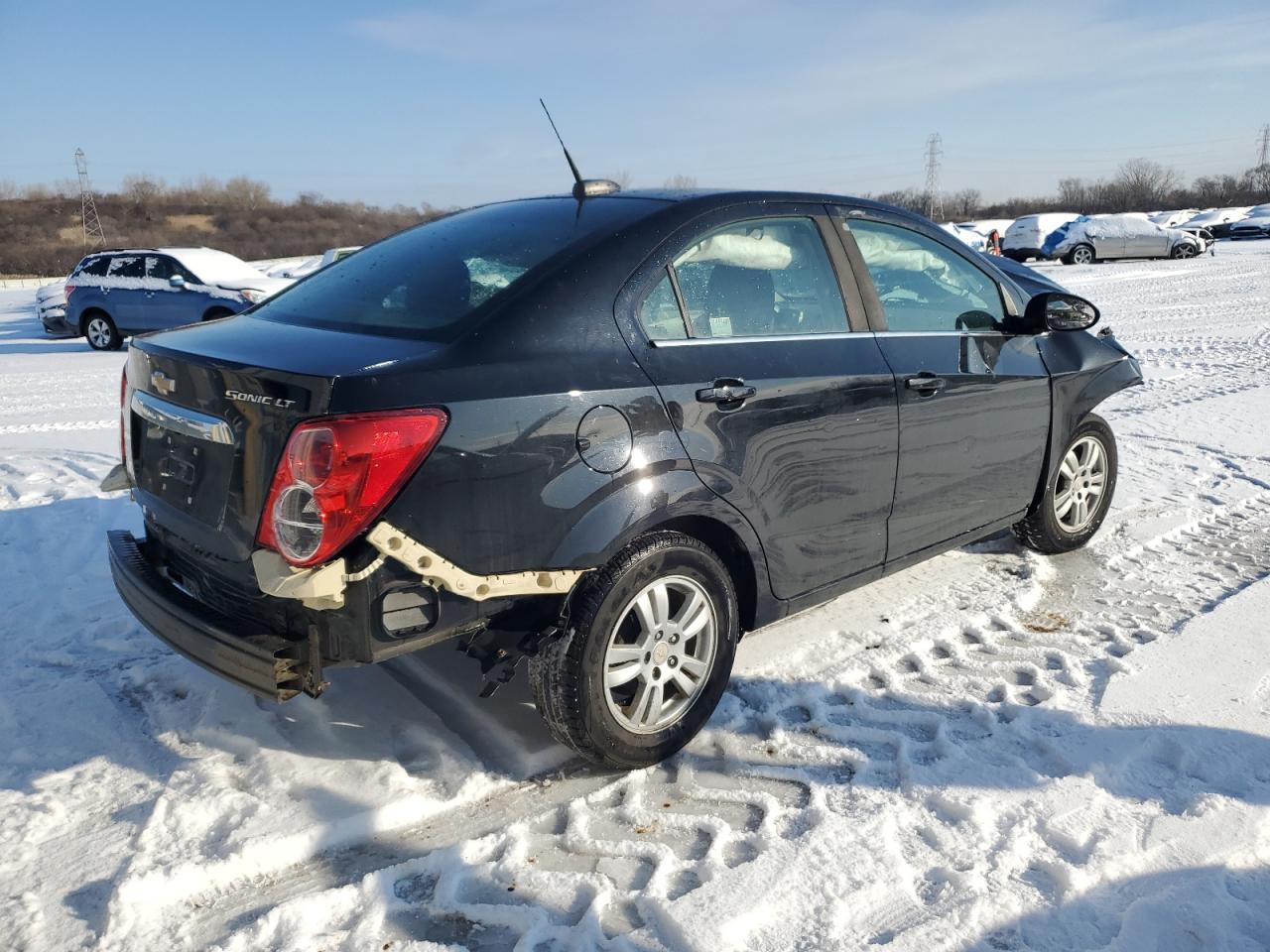 2016 Chevrolet Sonic VIN 1G1JC5SH6G4107321 Copart auction photo, all over / front end damage thumbnail 3