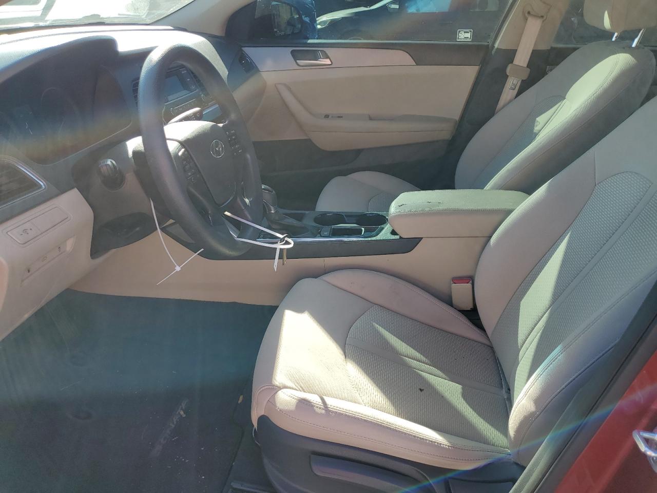 2015 Hyundai Sonata VIN 5NPE24AF6FH251322 Copart auction photo, rear end / side damage thumbnail 7