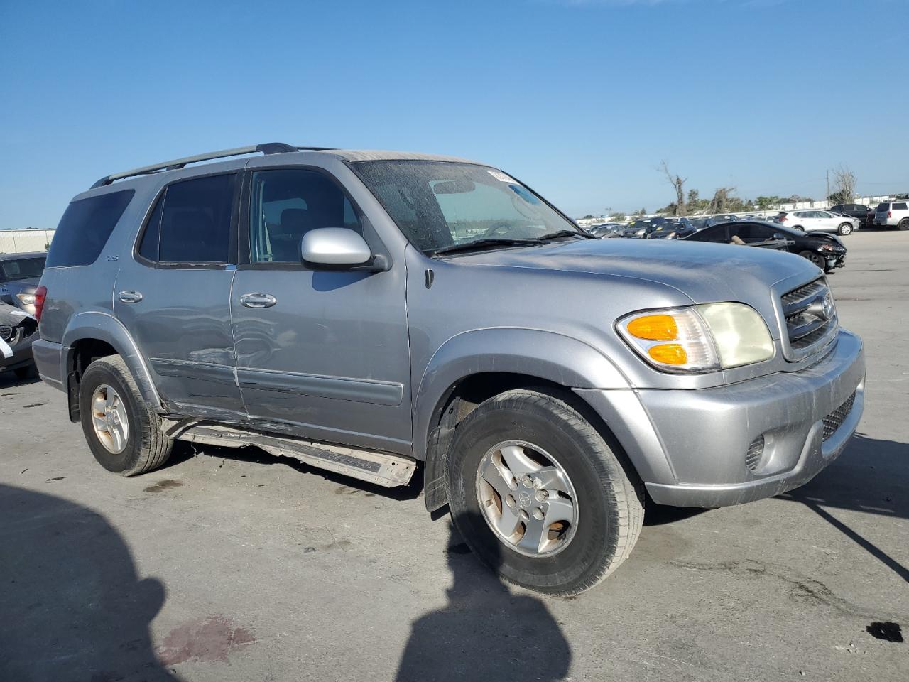 2003 Toyota Sequoia VIN 5TDZT34A73S175785 Copart auction photo, side damage thumbnail 4