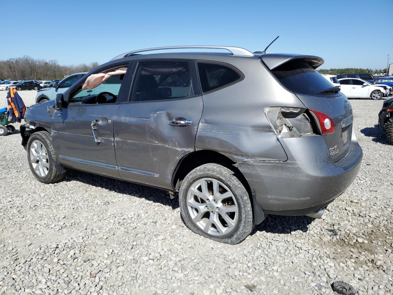 2012 Nissan Rogue VIN JN8AS5MT5CW258262 Copart auction photo, front end / side damage thumbnail 2
