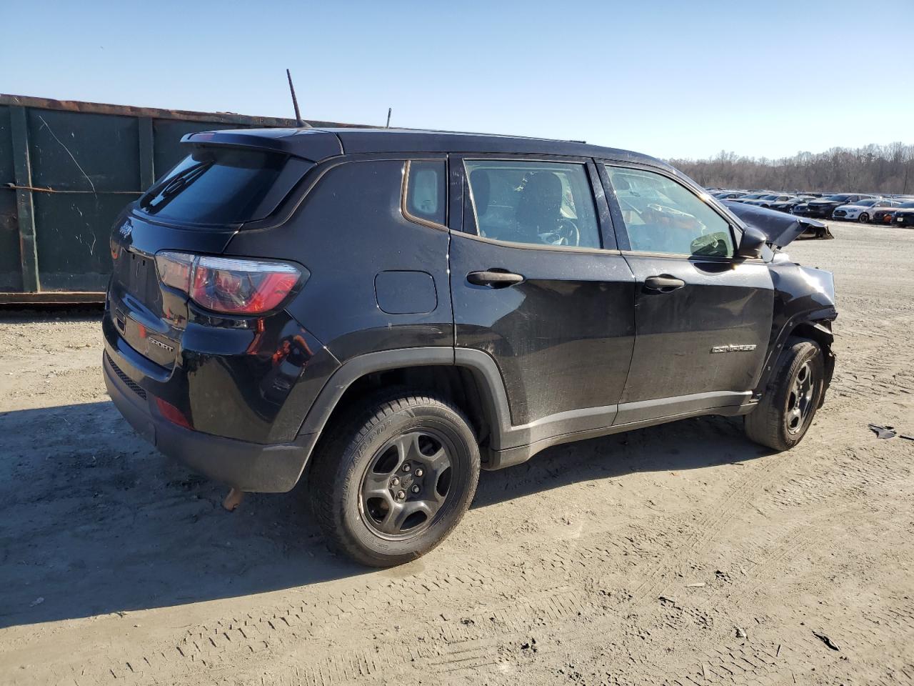2018 Jeep Compass VIN 3C4NJDABXJT320568 Copart auction photo, front end damage thumbnail 3
