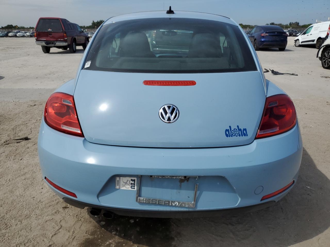 2013 Volkswagen Beetle VIN 3VWJX7AT7DM600421 Copart auction photo, front end damage thumbnail 6