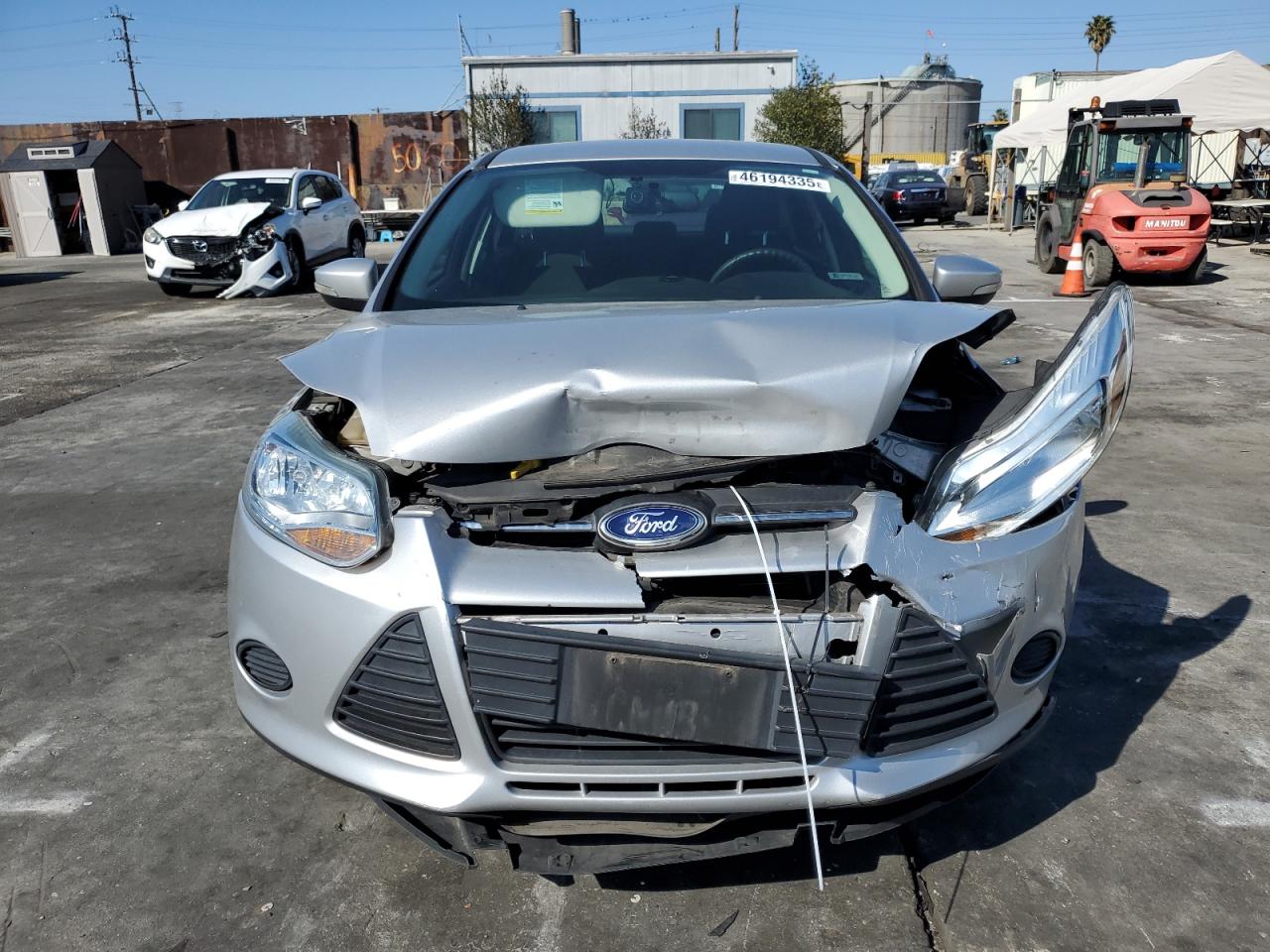 2014 Ford Focus VIN 1FADP3F2XEL164245 Copart auction photo, front end damage thumbnail 5
