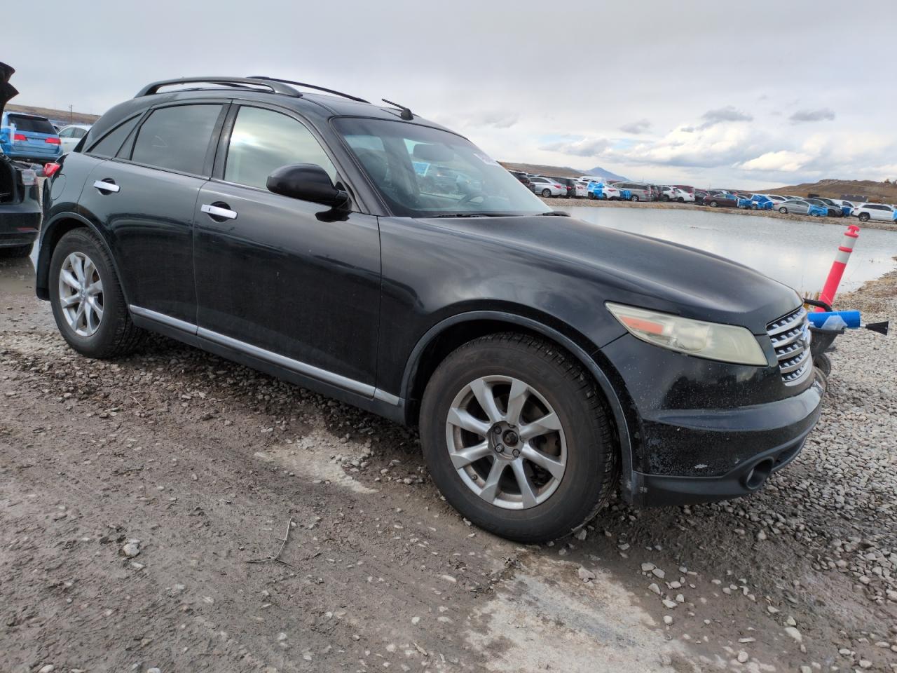 2008 Infiniti FX VIN JNRAS08W48X209834 Copart auction photo, rear end damage thumbnail 4