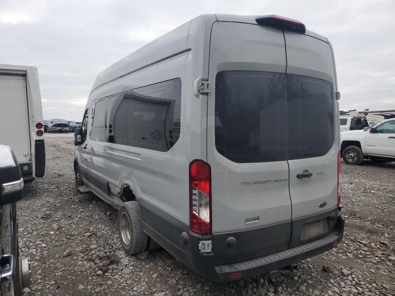 2023 Ford Transit VIN 1FBVU4XG0PKA59413 Copart auction photo, all over damage thumbnail 2