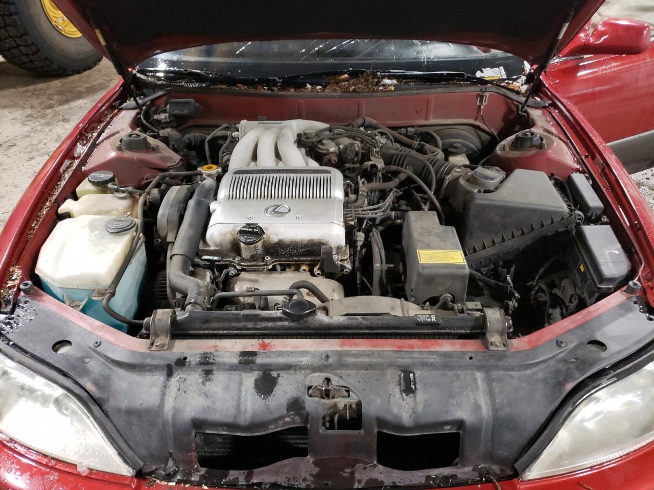 1992 Lexus ES VIN JT8VK13TXN0042208 Copart auction photo, all over damage thumbnail 12