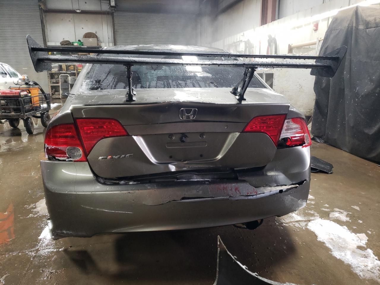 2007 Honda Civic VIN 1HGFA15557L132540 Copart auction photo, all over damage thumbnail 6