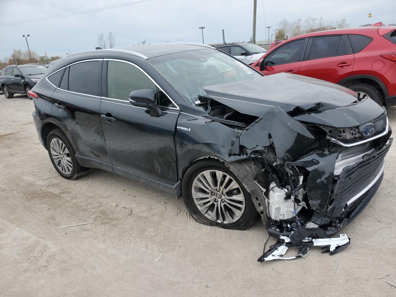2021 Toyota Venza VIN JTEAAAAH7MJ047873 Copart auction photo, front end / mechanical damage thumbnail 4