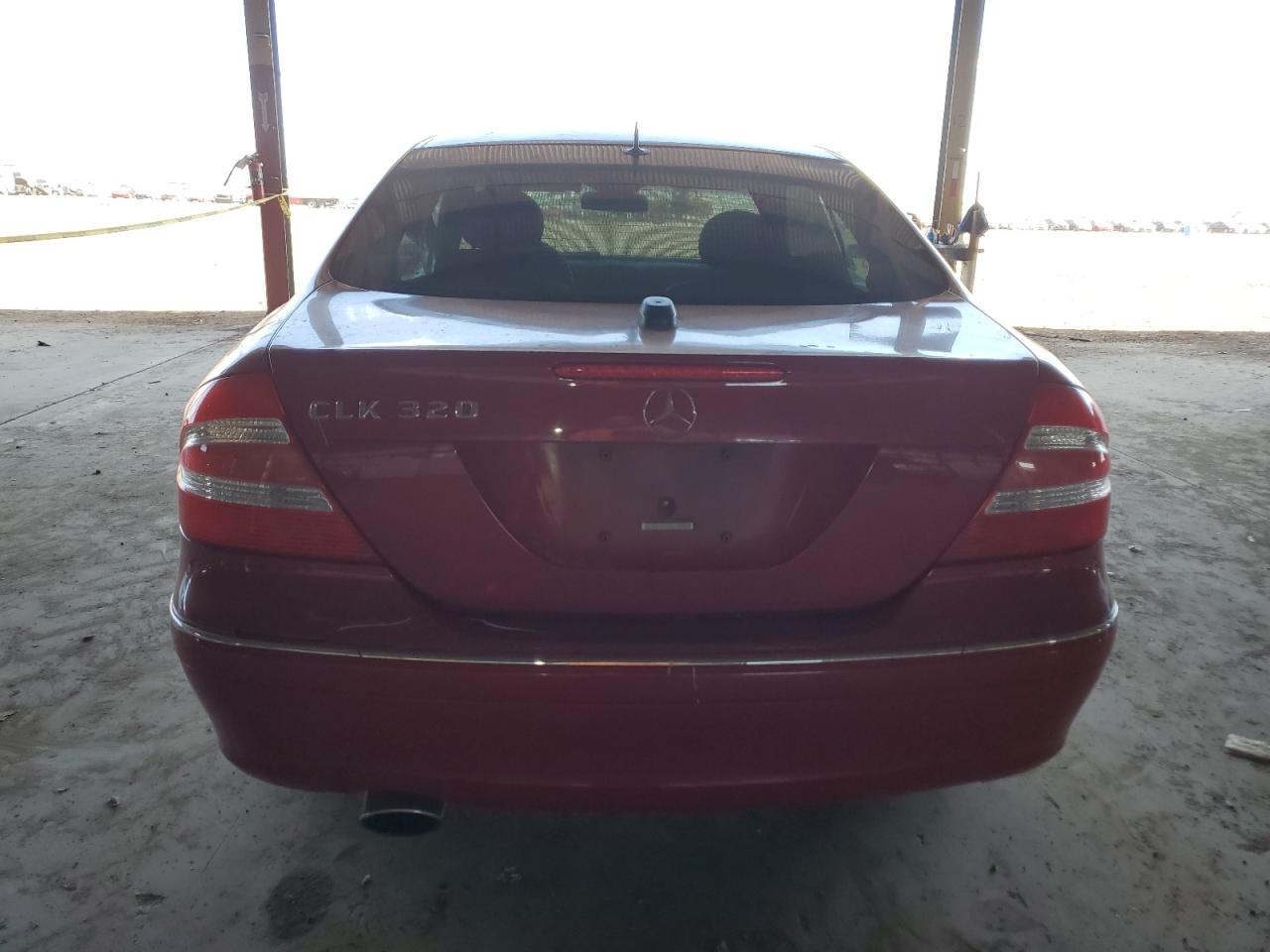 2005 Mercedes-Benz CLK-klasse VIN WDBTJ65J85F147426 Copart auction photo, side damage thumbnail 6